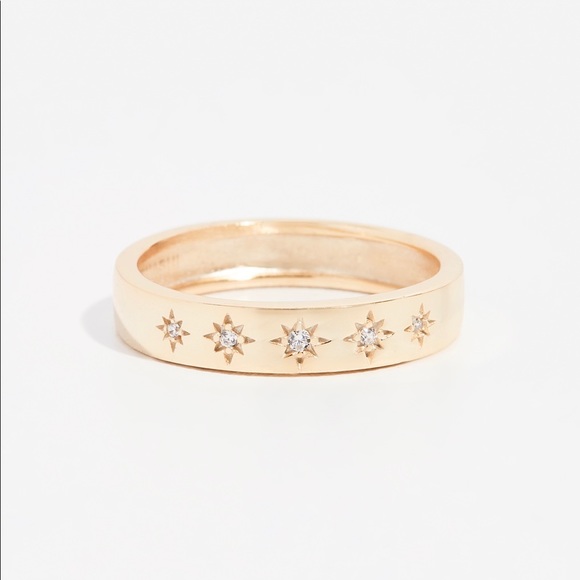 SHASHI Jewelry - SHASHI Twinkle Band Ring Gold Size 7.5 Shopbop REVOLVE M39